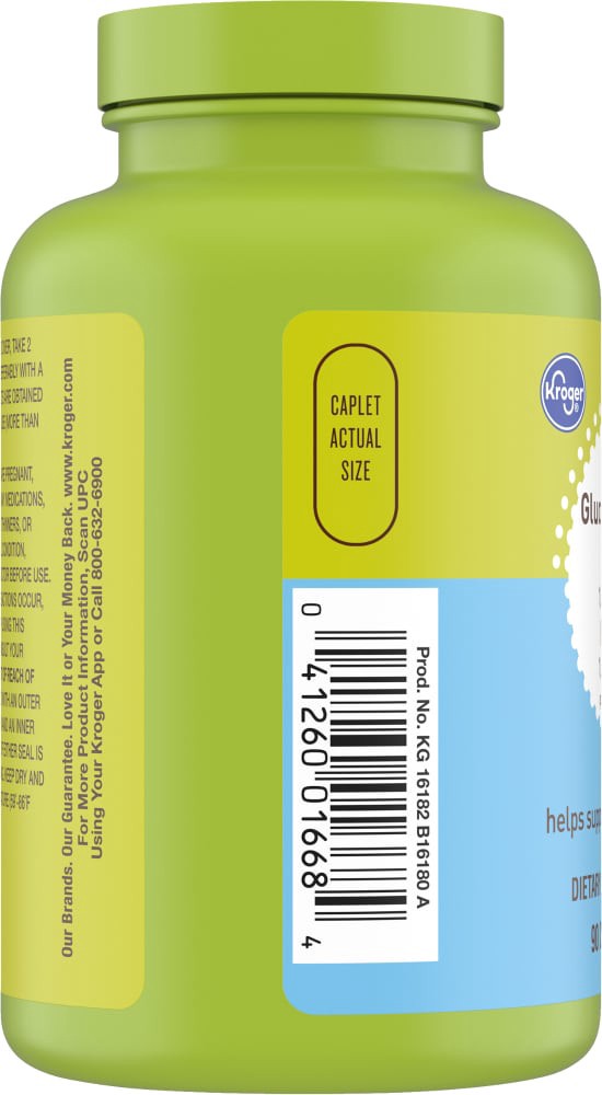 slide 2 of 3, Kroger Triple Strength Glucosamine, 90 ct