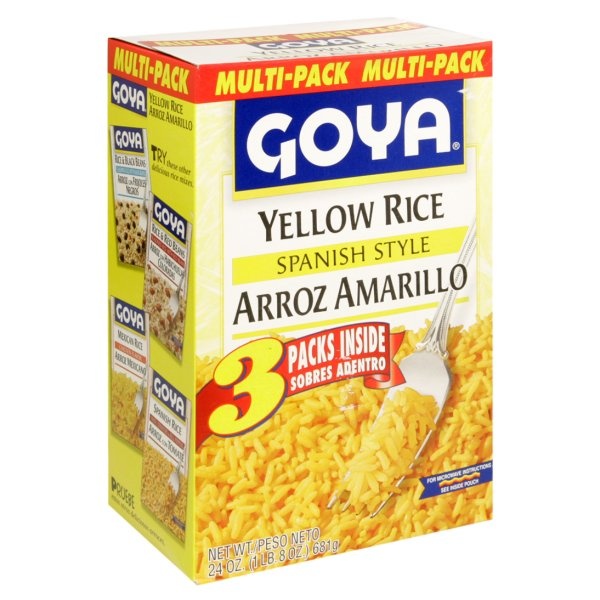 slide 1 of 1, Goya Spanish Style Yellow Rice, 3 ct