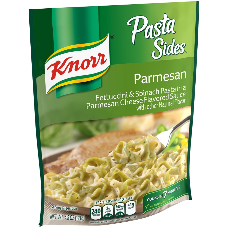 slide 2 of 5, Knorr Parmesan Pasta Sides, 4.3 oz