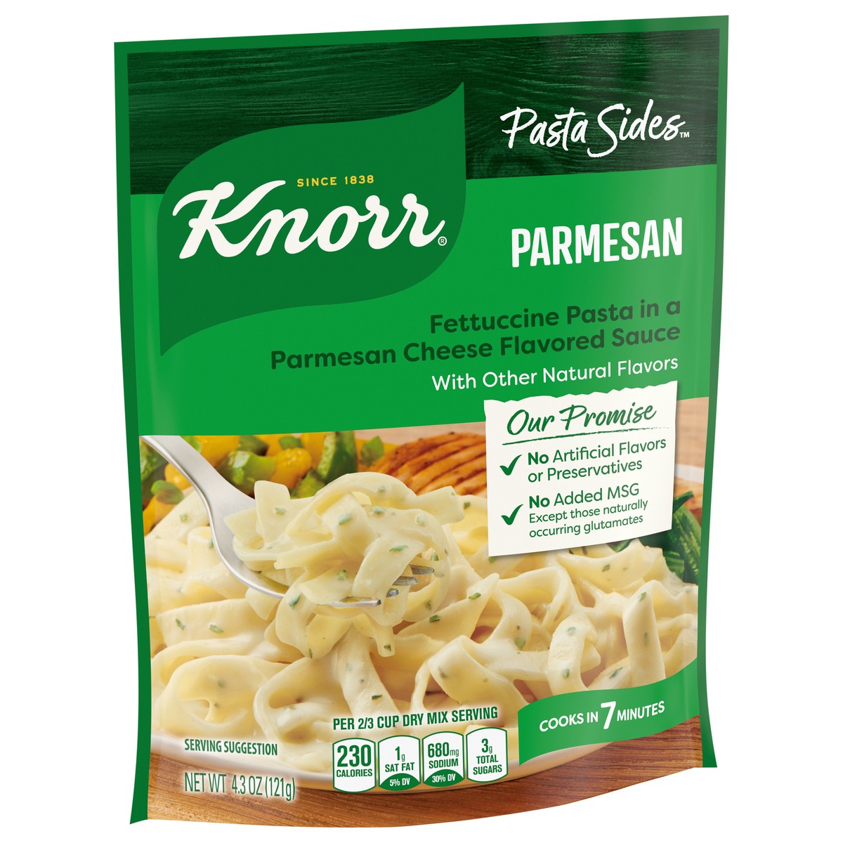 slide 5 of 5, Knorr Pasta Sides Parmesan, 4.3 oz, 4.3 oz