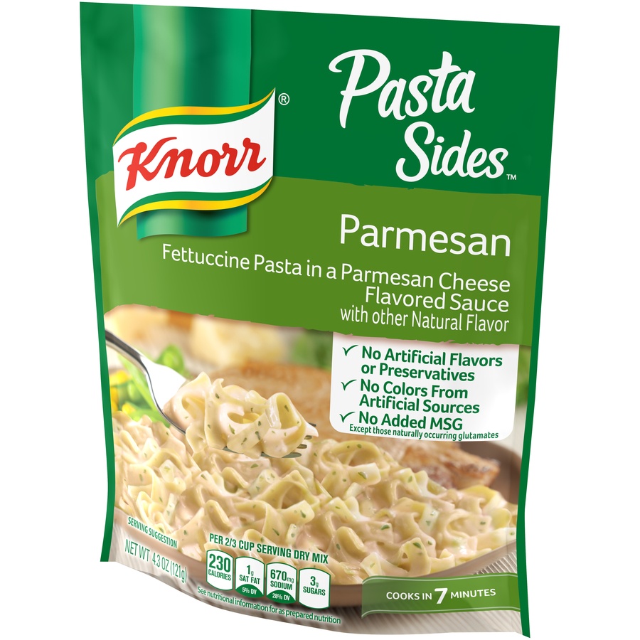 slide 3 of 5, Knorr Parmesan Pasta Sides, 4.3 oz