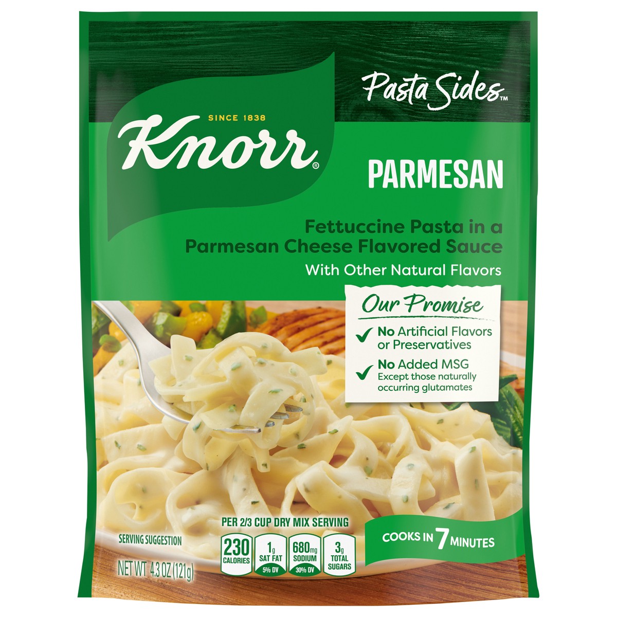 slide 1 of 5, Knorr Pasta Sides Parmesan, 4.3 oz, 4.3 oz