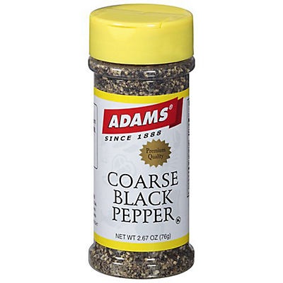 slide 1 of 1, Adams Coarse Black Pepper, 2.67 oz