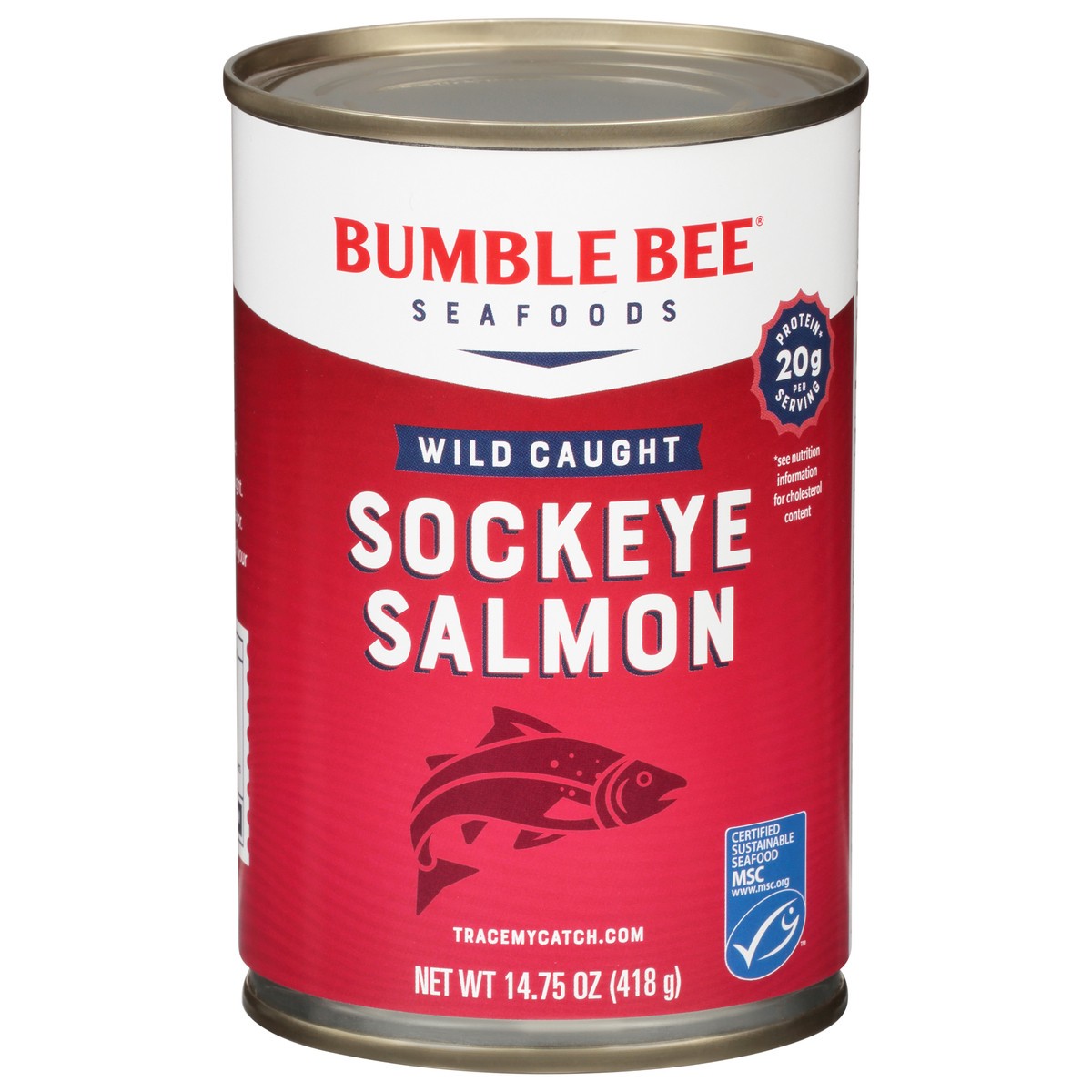 slide 1 of 11, Bumble Bee Red Wild Alaska Sockey Salmon, 14.75 oz