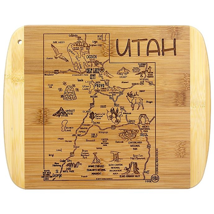 slide 1 of 1, Totally Bamboo Utah Slice of Life Cutting Board, 1 ct