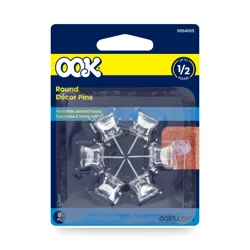 Hillman Decor Pins, 6 pc