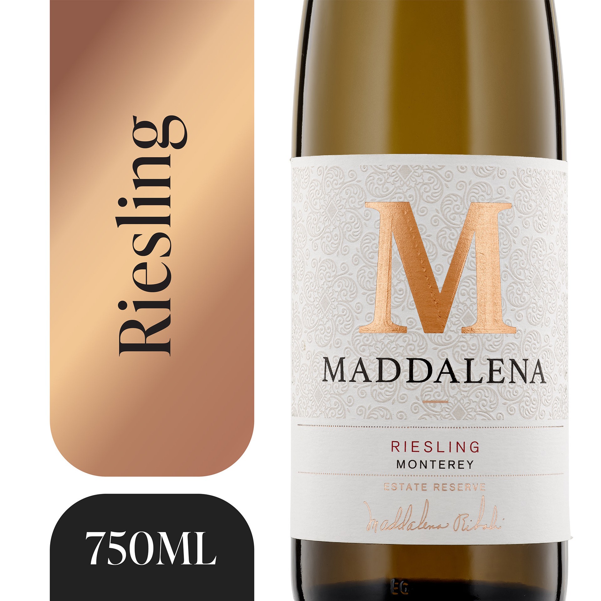 slide 8 of 8, Maddalena Riesling Monterey White Wine 750mL, 750 ml
