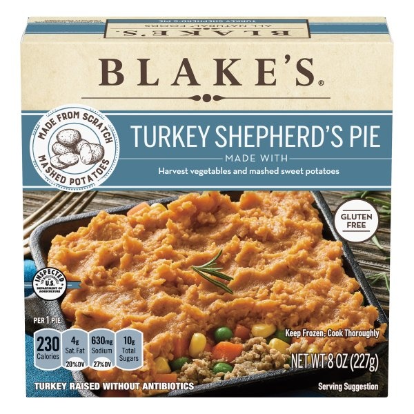 slide 1 of 1, Blake's All Natural Turkey Shephard's Pie, 8 oz