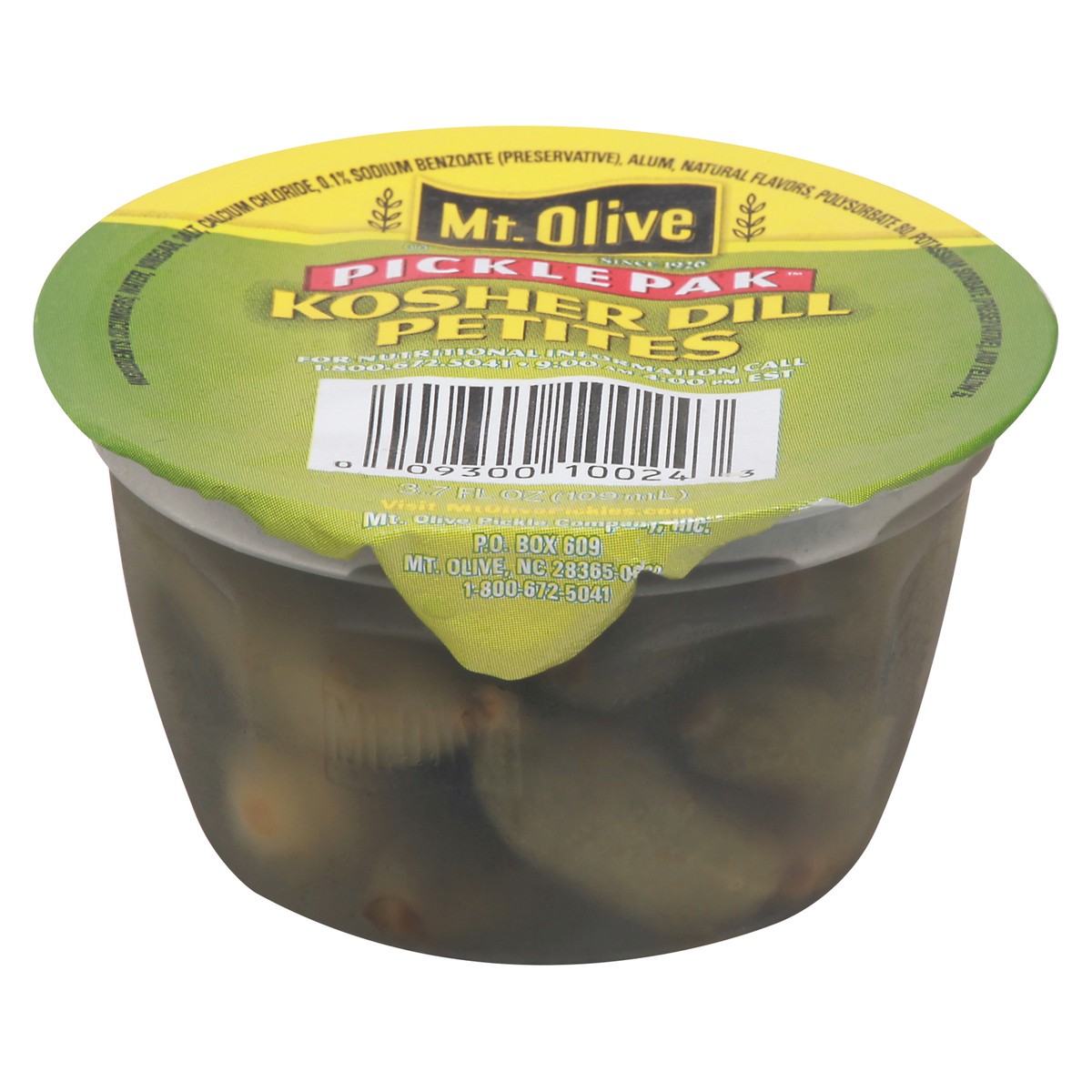 slide 7 of 10, Mt. Olive Pickle Pak Kosher Dill Petites, 3.7 oz