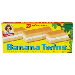 Little Debbie Delicious Natural Flavor Banana Twins