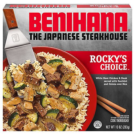 slide 1 of 1, Benihana The Japanese Steakhouse Rocky's Choice Frozen Meal Box - 10 Oz, 10 oz