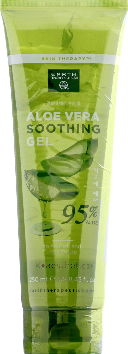 slide 1 of 11, Earth Therapeutics Aloe Vera Soothing Gel 250 ml, 250 ml