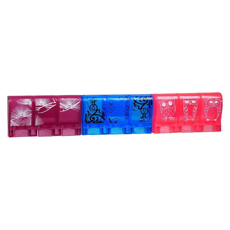 slide 1 of 1, Walgreens 3-Day Pill Case - Assorted, 1 ct