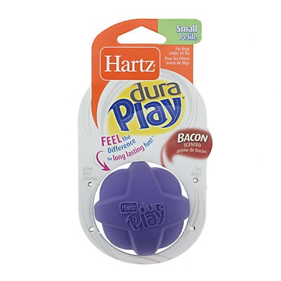 slide 1 of 1, Hartz DuraPlay Small Dog Toy Bacon Scented, 1 ct