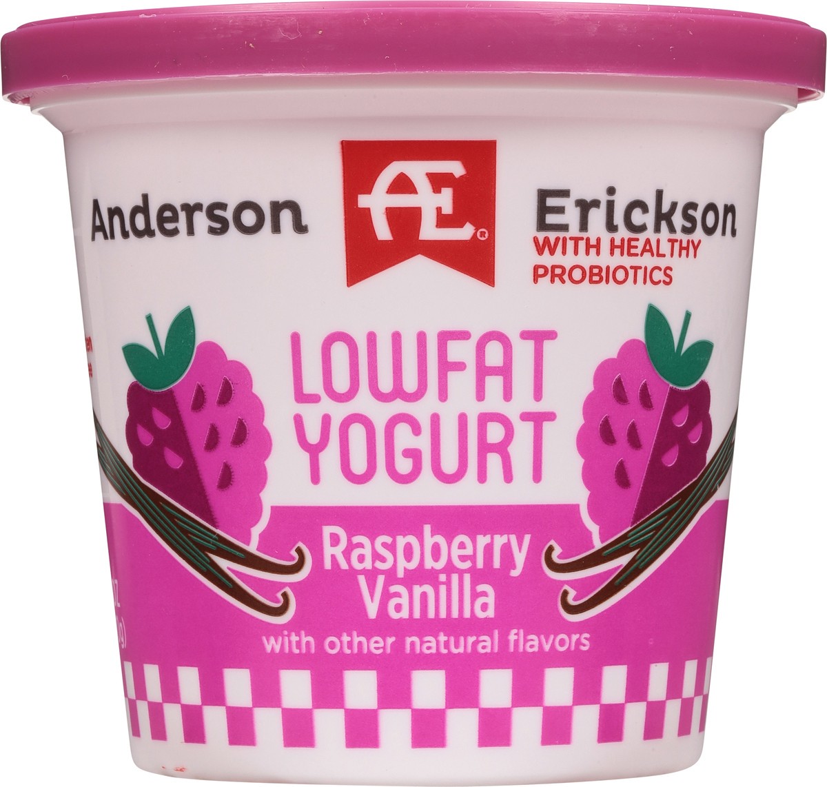 slide 5 of 9, Anderson Erickson Dairy Lowfat Raspberry Vanilla Yogurt 6 oz, 6 oz