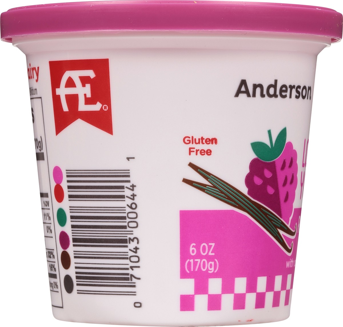 slide 8 of 9, Anderson Erickson Dairy Lowfat Raspberry Vanilla Yogurt 6 oz, 6 oz