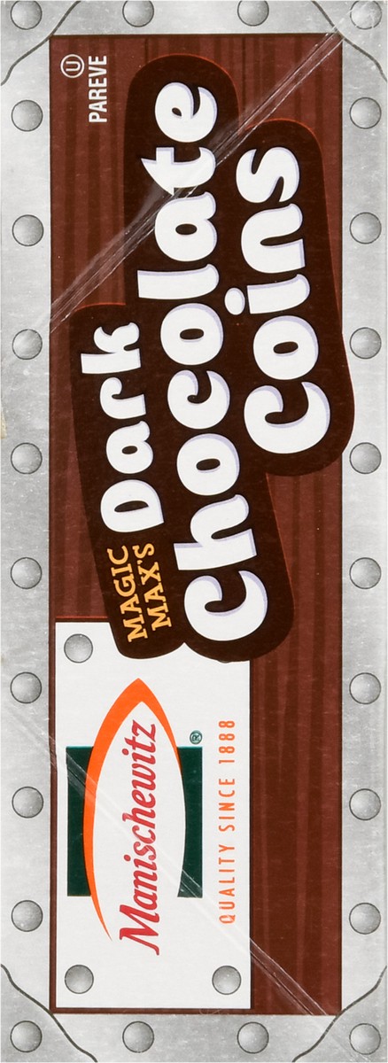 slide 11 of 12, Manischewitz Magic Max's Dark Chocolate Coins 24 - 0.53 oz Bags, 24 ct