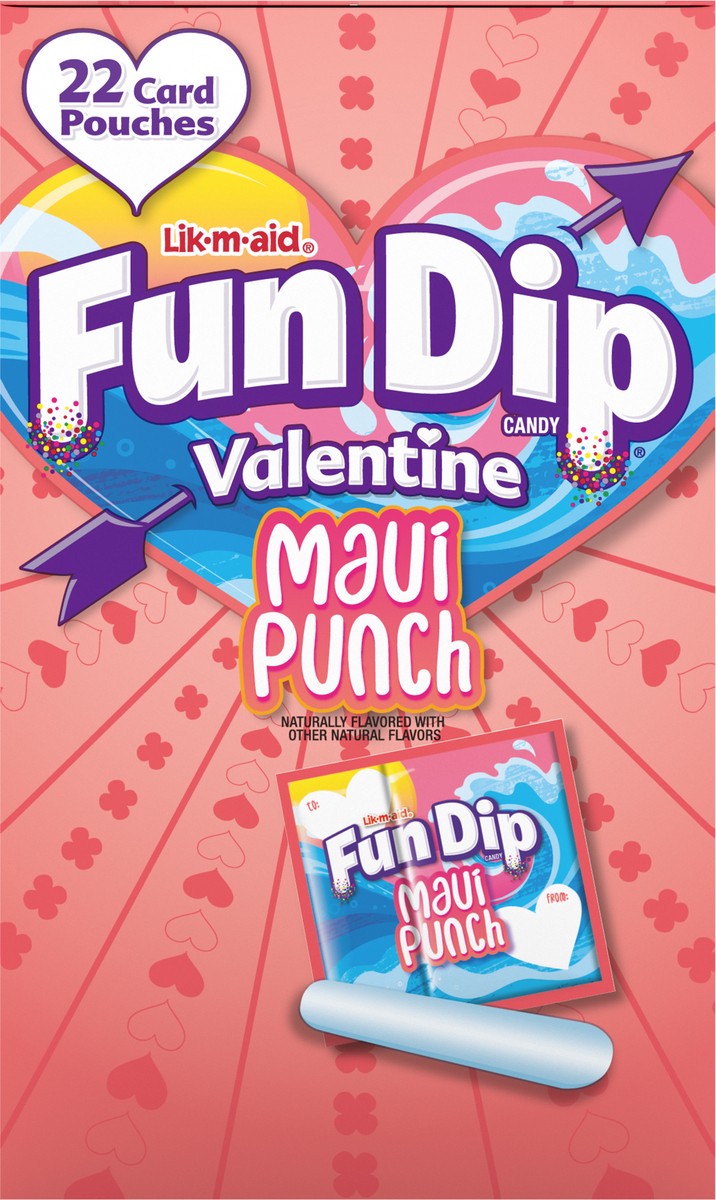 slide 3 of 13, Fun Dip Fun Dip Valentine Maui Punch Candy 22 Pouches, 22 ct