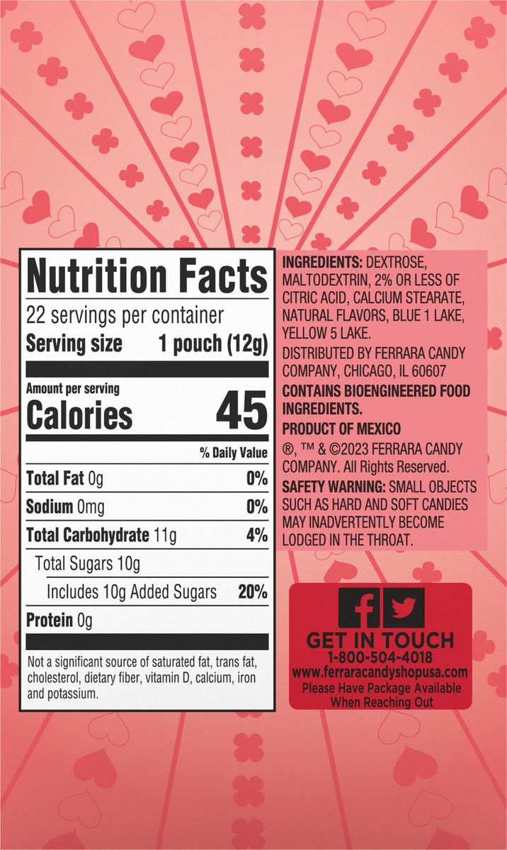 slide 8 of 13, Fun Dip Fun Dip Valentine Maui Punch Candy 22 Pouches, 22 ct