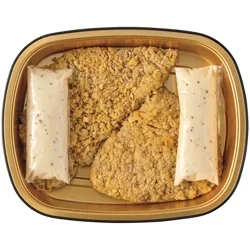 Meal Simple by H-E-B Breaded Chicken Fried Steak & Country Gravy