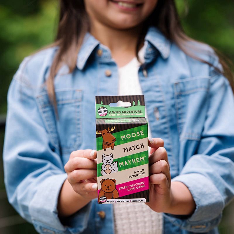 slide 3 of 10, Dolphin Hat Games Moose Match Mayhem Card Game, 1 ct