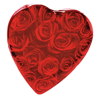 slide 1 of 1, Elmer Chocolate Rose Bouquet Heart Box, 6.8 oz