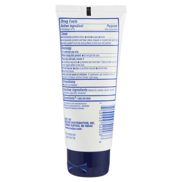 slide 4 of 5, Meijer Advanced Healing Ointment Skin Protectant, 1.75 oz