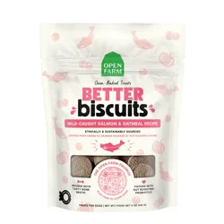 Open Farm Better Biscuits Wild-Caught Salmon & Oatmeal Treats 8 oz
