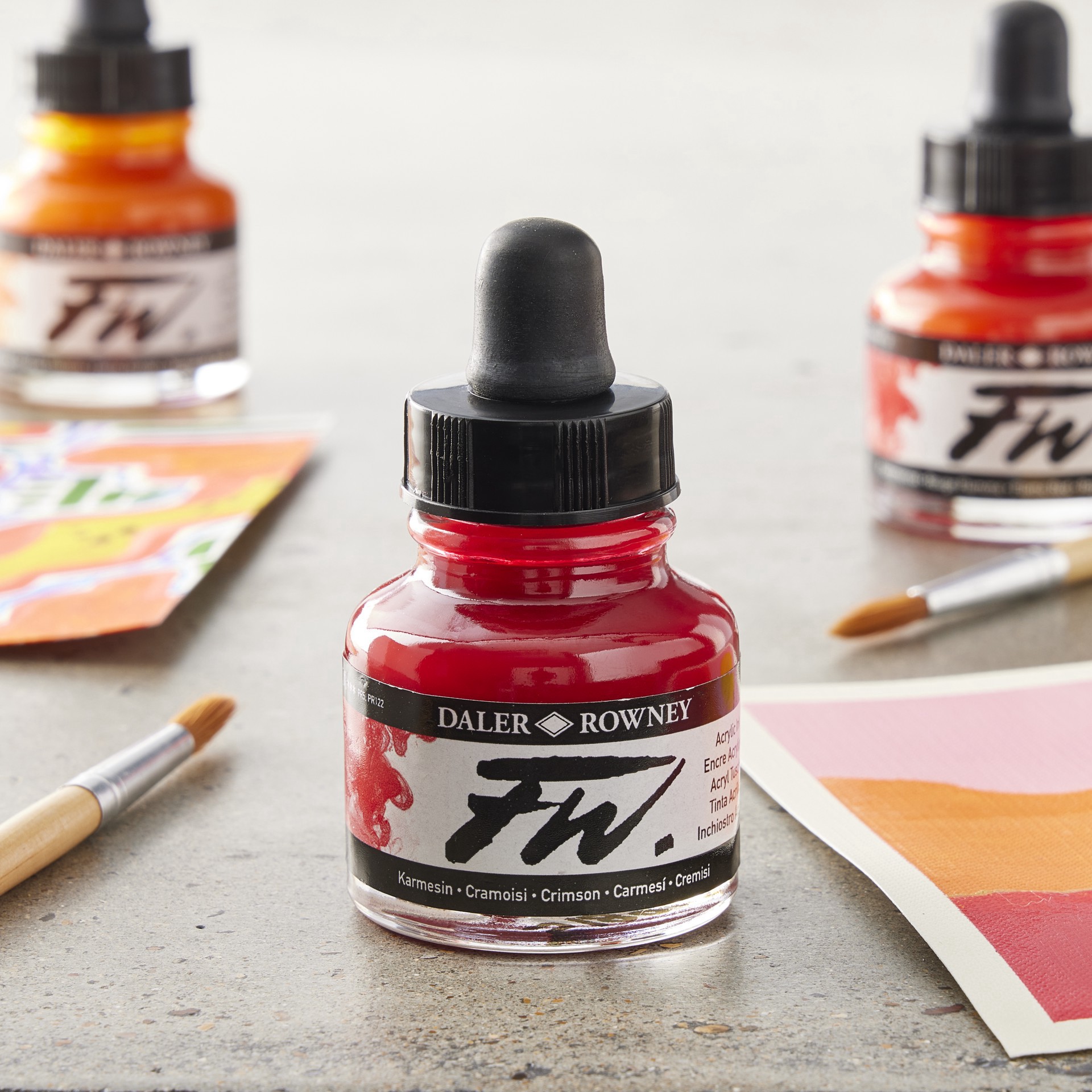 slide 3 of 3, Daler-Rowney Fw Acrylic Artists' Ink, 1 fl oz