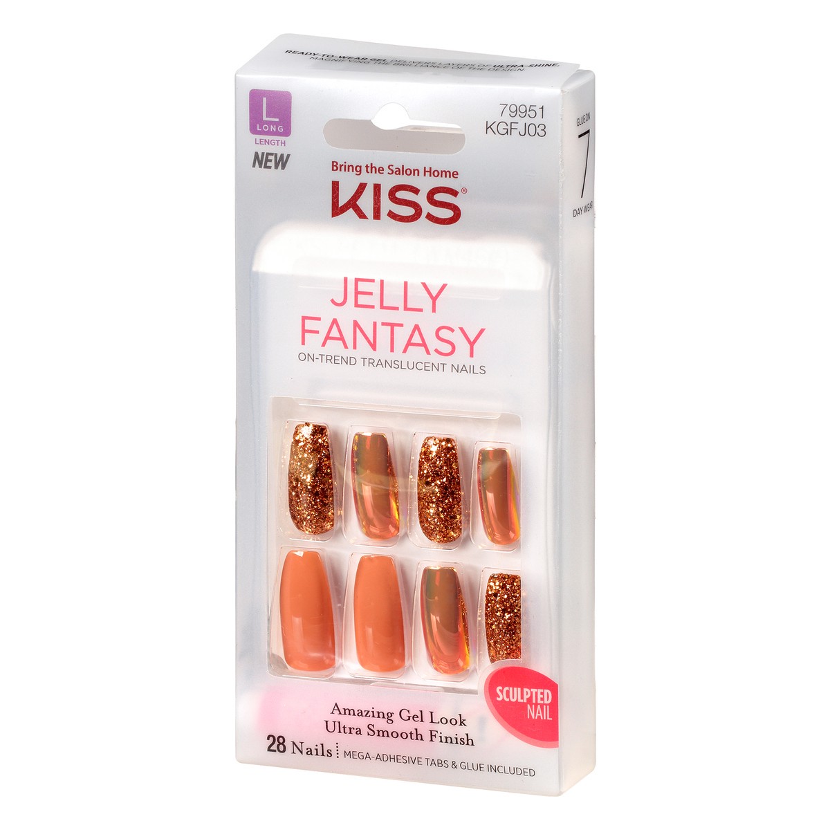 slide 2 of 12, KISS Jelly Nails Jelly Pop, 31 pc