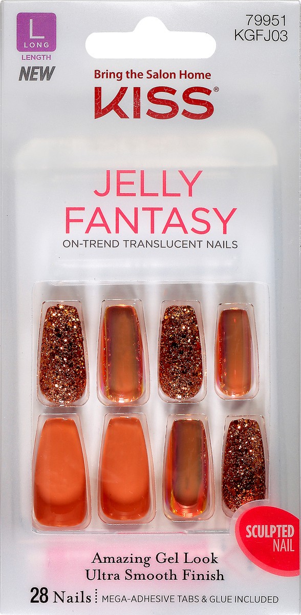 slide 7 of 12, KISS Jelly Nails Jelly Pop, 31 pc