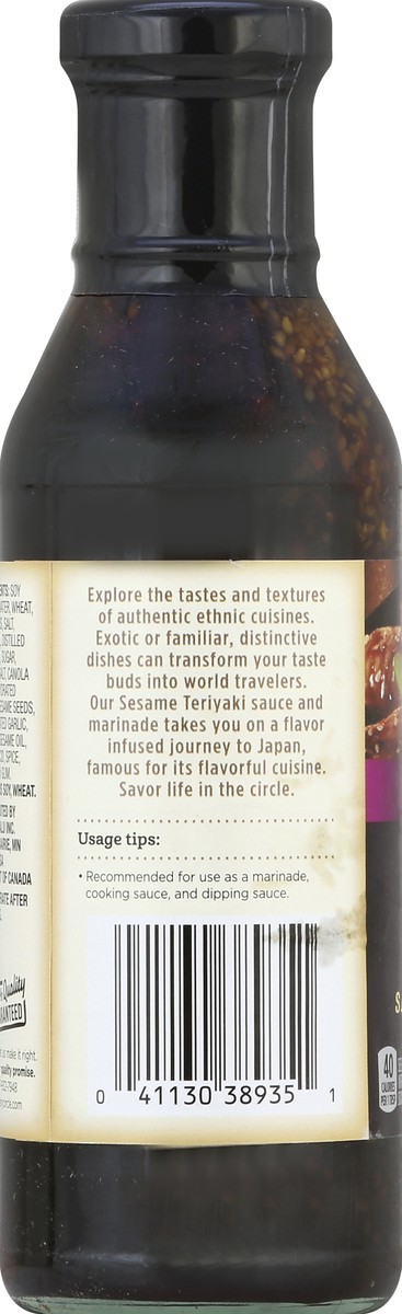 slide 6 of 6, Culinary Circle Teriyaki Sauce & Marinade, Sesame, 11.8 oz