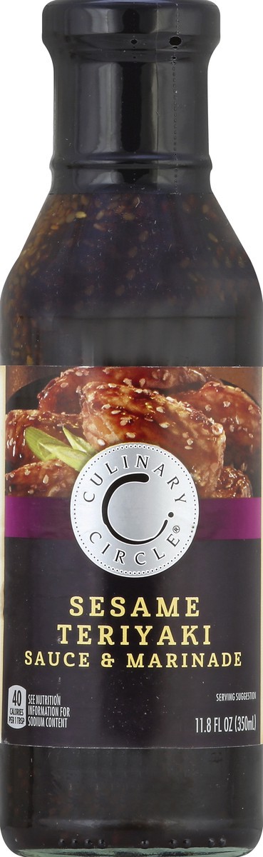 slide 2 of 6, Culinary Circle Teriyaki Sauce & Marinade, Sesame, 11.8 oz