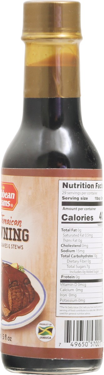 slide 8 of 9, Caribbean Dreams Real Jamaican Browning 147 ml Bottle, 147 ml
