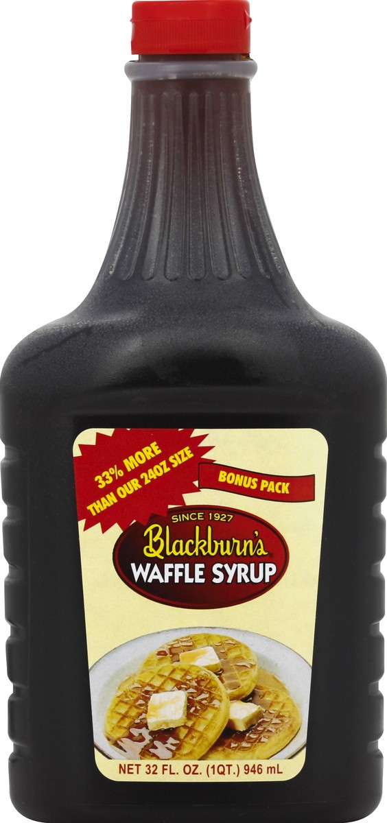 slide 2 of 2, Blackburns Syrup Waffle Syrup 32 oz, 32 oz