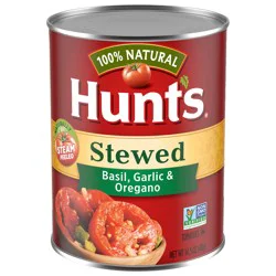 Hunt''s Stewed Tomatoes with Basil, Garlic & Oregano 14.5 oz