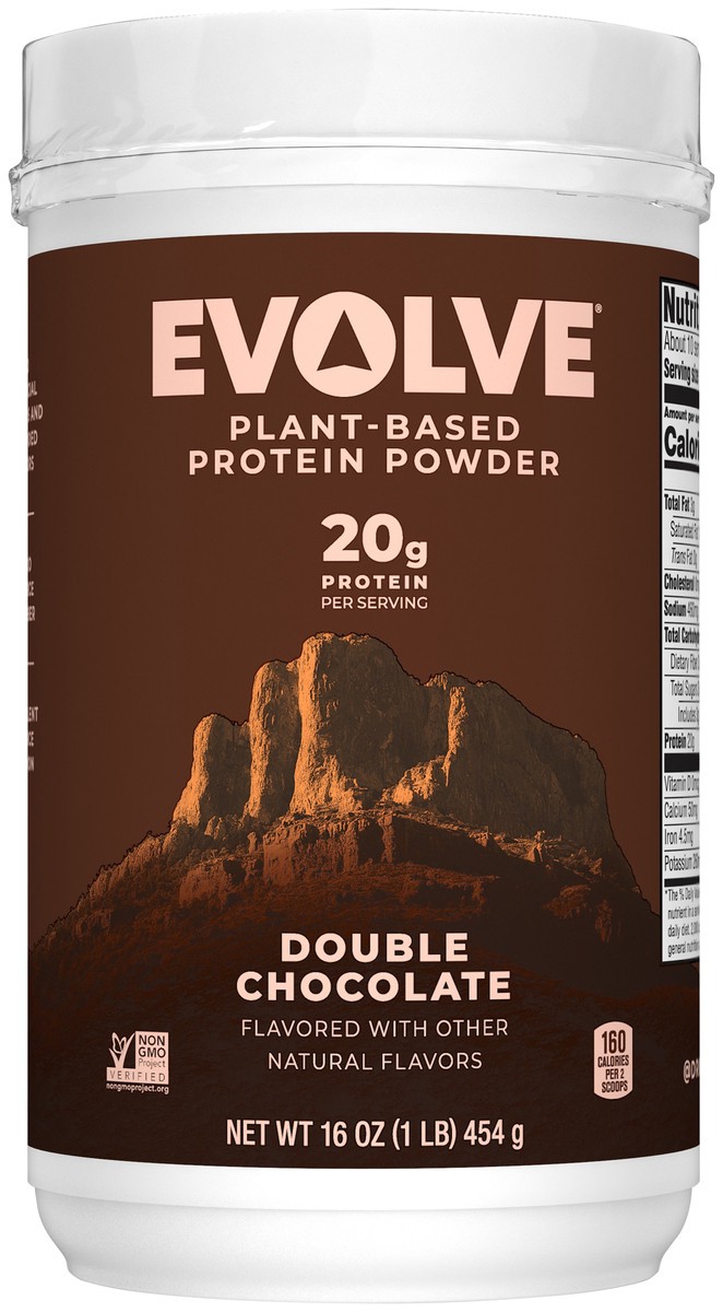 slide 1 of 7, Evolve Powder Beverage Mix, 16 oz