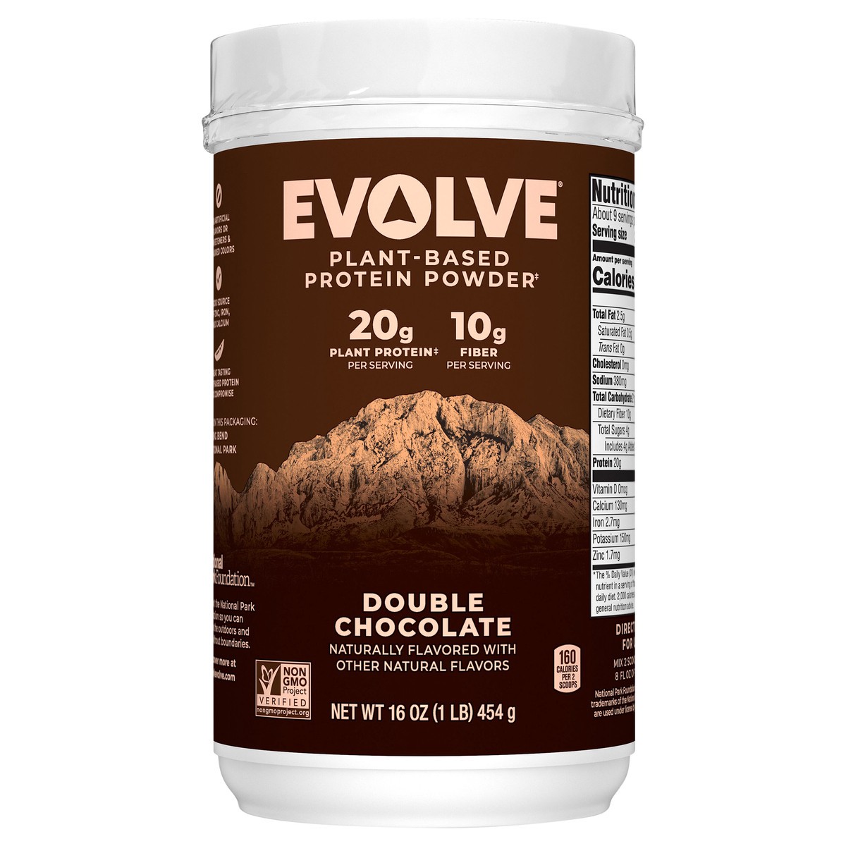 slide 4 of 7, Evolve Powder Beverage Mix, 16 oz