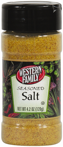 slide 1 of 1, Western Family Season Salt, 4.2 oz