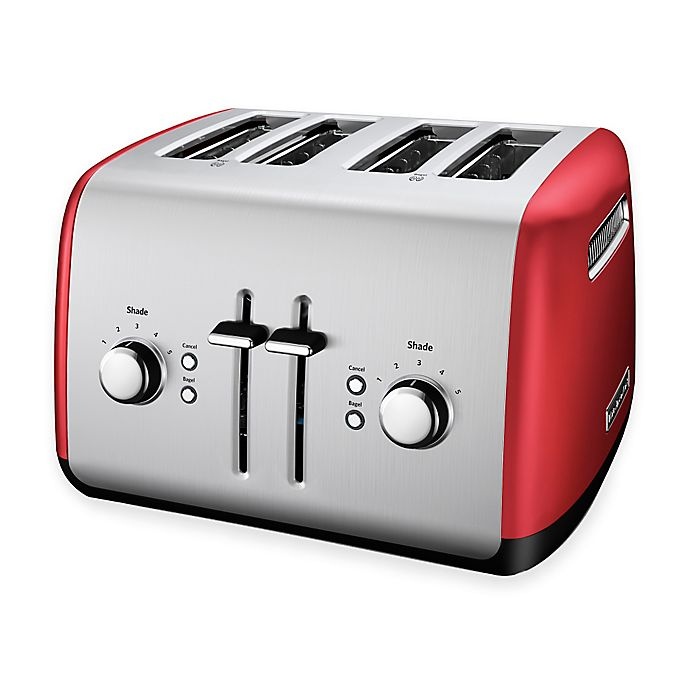 slide 1 of 1, KitchenAid 4-Slice Toaster - Empire Red, 1 ct