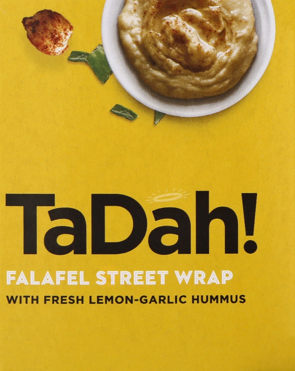 slide 8 of 9, Tadah! with Fresh Lemon-Garlic Hummus Falafel Street Wrap 7.5 oz, 7.5 oz