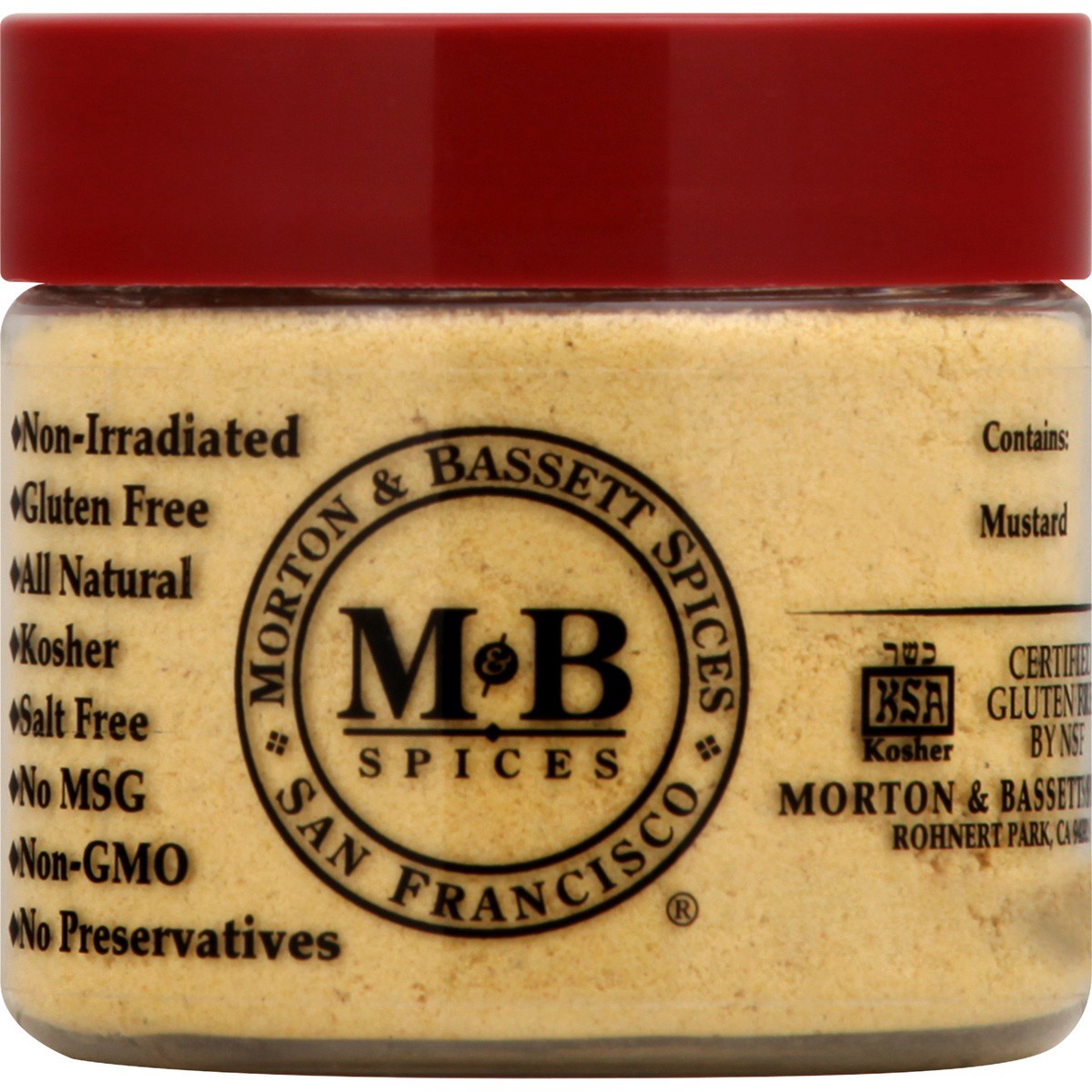 slide 3 of 7, Morton & Bassett Hot Mustard 1 oz, 1 oz