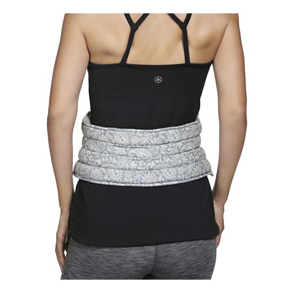slide 3 of 4, Gaiam Relax Lower Back Wrap Grey, 1 ct