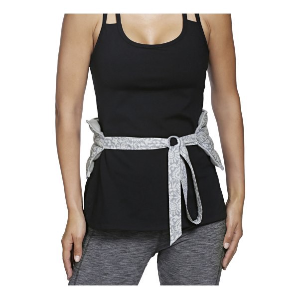 slide 2 of 4, Gaiam Relax Lower Back Wrap Grey, 1 ct