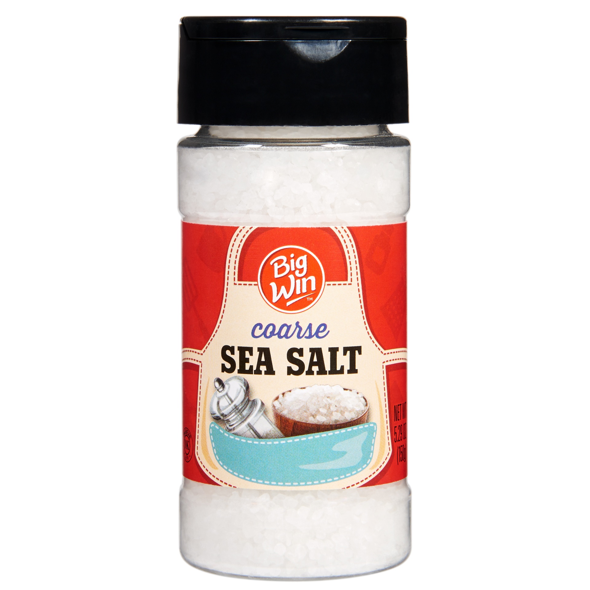 slide 1 of 2, Big Win Sea Salt, 5.29 oz