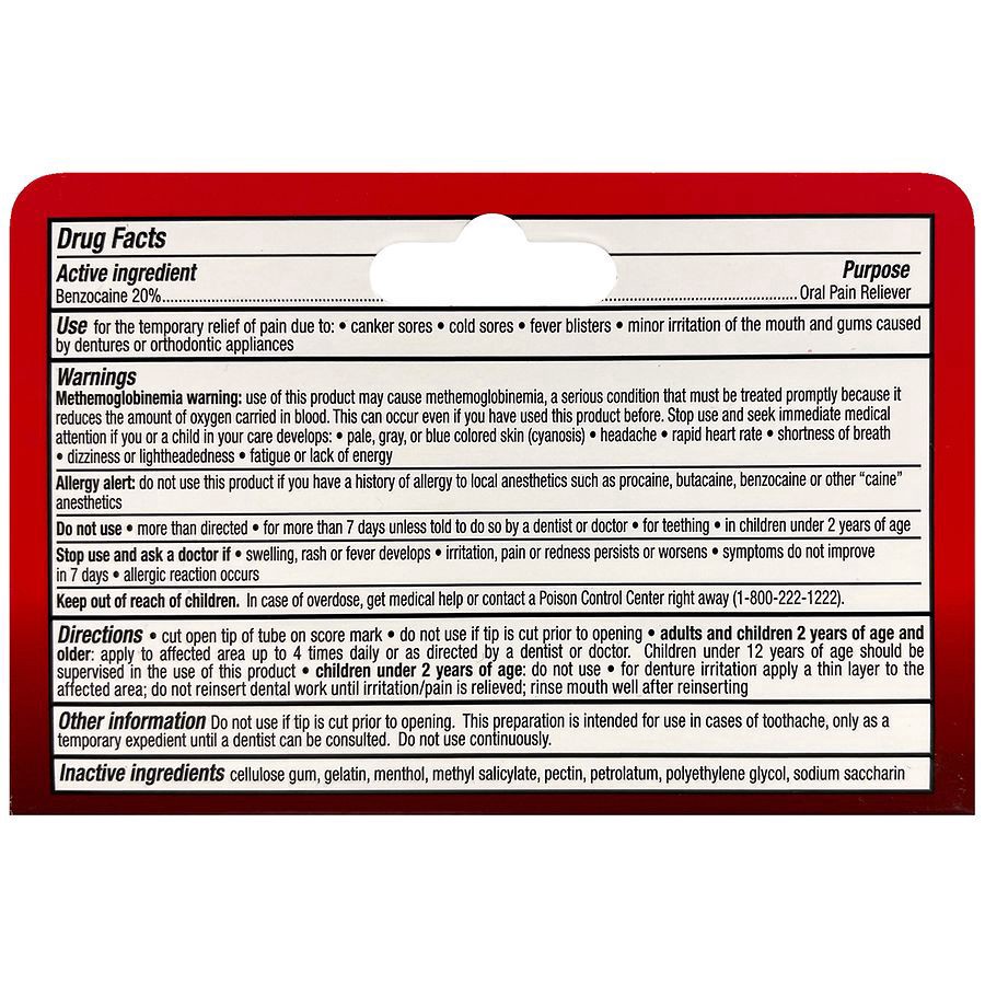 slide 4 of 5, Walgreens Maximum Strength Oral Anesthetic Paste, 0.42 oz