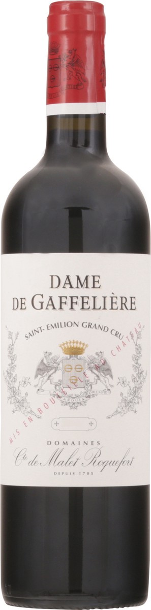 slide 8 of 12, Dame De Gaffeliere Red Wine 750 ml, 750 ml