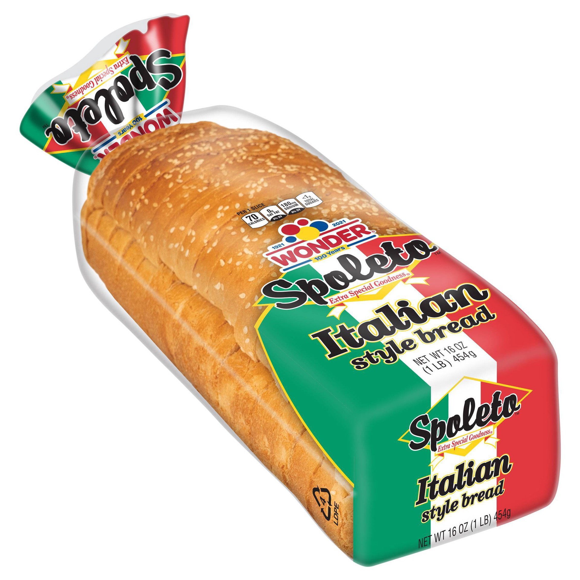 slide 9 of 13, Wonder Spoleto™ Italian Style Bread 16 oz. Loaf, 16 oz