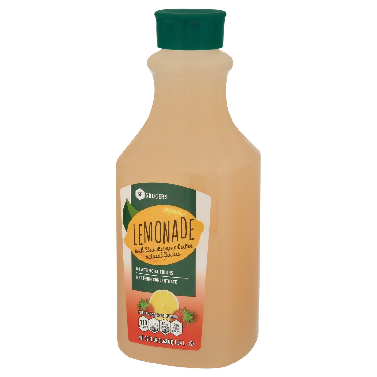 slide 8 of 9, SE Grocers Strawberry Lemonade - 52 oz, 52 oz