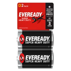 Eveready Super Heavy Duty D-Batteries